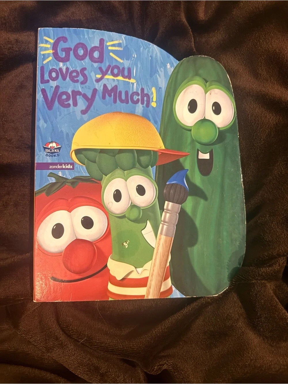 God Loves You Very Much! - Blue Kids' Board Book by Zonderkidz